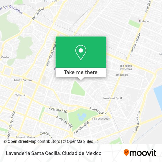 Mapa de Lavanderia Santa Cecilia