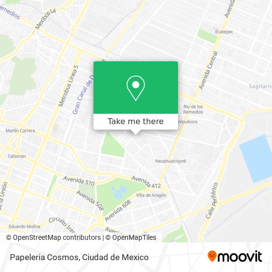 Papeleria Cosmos map