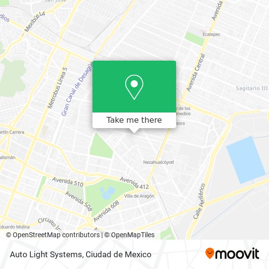 Mapa de Auto Light Systems