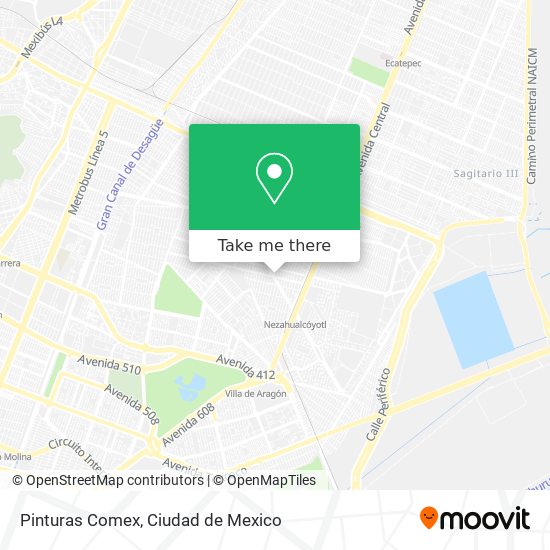 How to get to Pinturas Comex in Tlalnepantla by Bus or Metro?