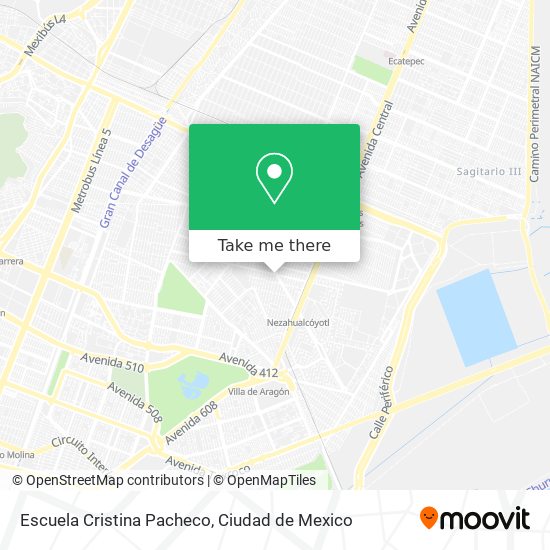 Escuela Cristina Pacheco map