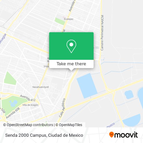 Senda 2000 Campus map