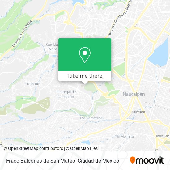 Fracc Balcones de San Mateo map