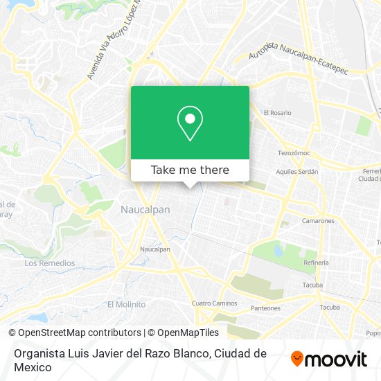 Organista Luis Javier del Razo Blanco map