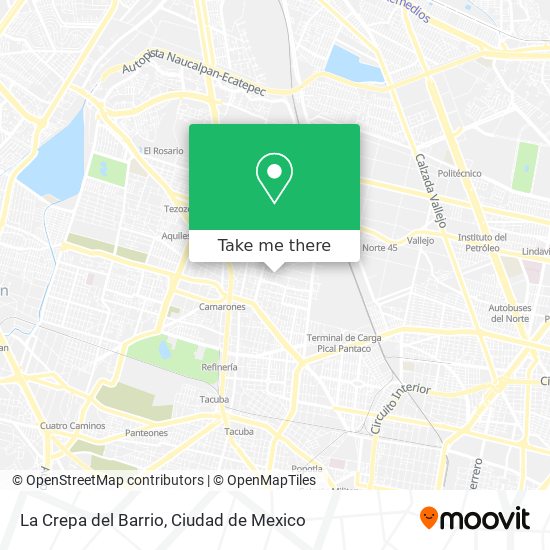 La Crepa del Barrio map