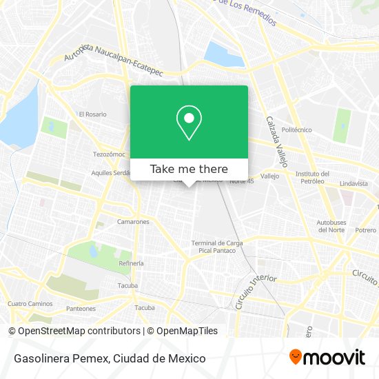 Gasolinera Pemex map