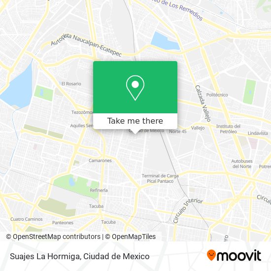 Suajes La Hormiga map
