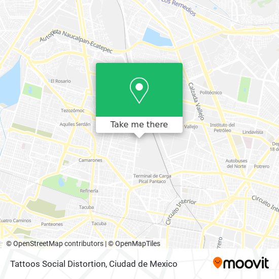 Mapa de Tattoos Social Distortion