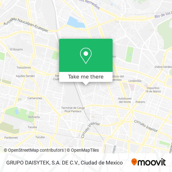 GRUPO DAISYTEK, S.A. DE C.V. map