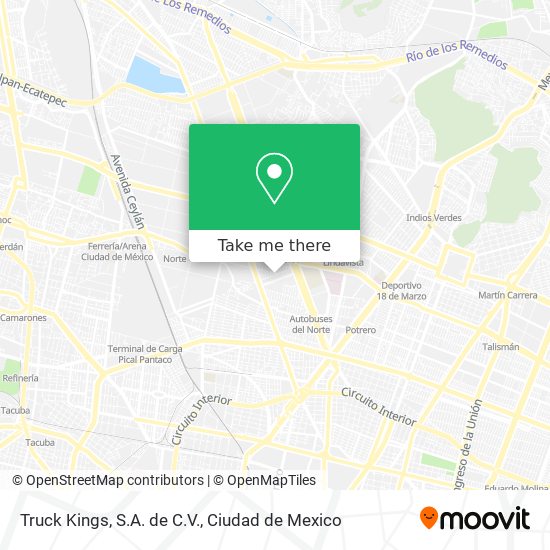 Mapa de Truck Kings, S.A. de C.V.
