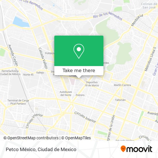 Petco México map