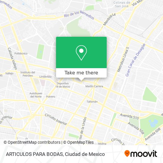 ARTICULOS PARA BODAS map