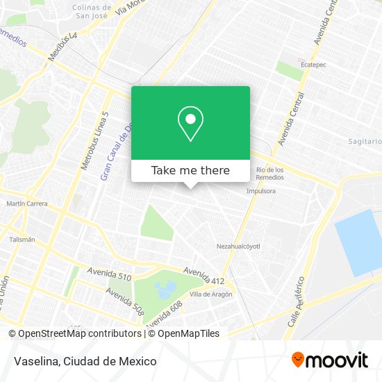 Mapa de Vaselina