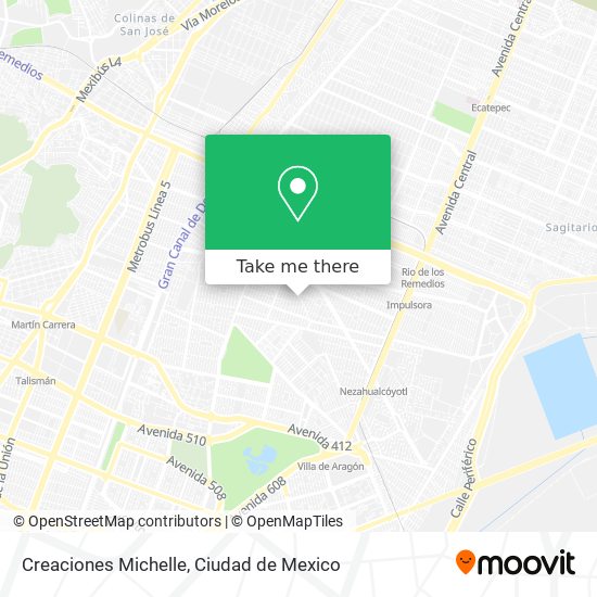 Creaciones Michelle map