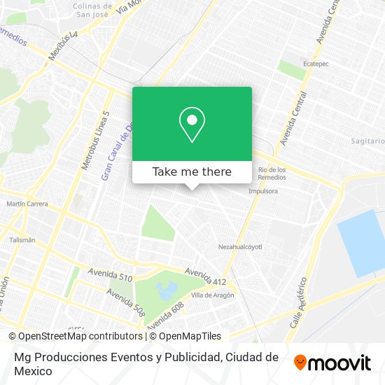 Mg Producciones Eventos y Publicidad map