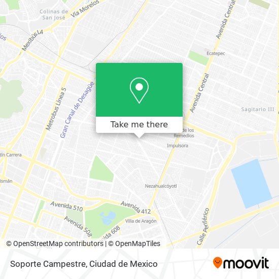 Mapa de Soporte Campestre