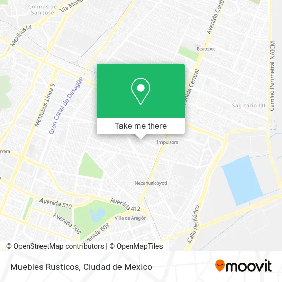 Muebles Rusticos map