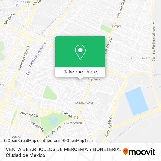 VENTA DE ARTICULOS DE MERCERIA Y BONETERIA map