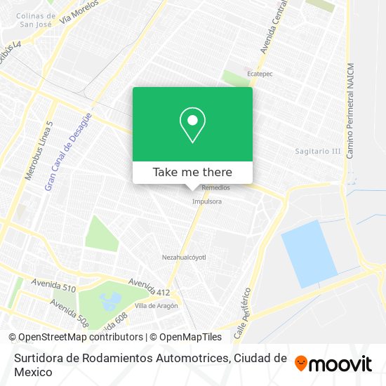 Surtidora de Rodamientos Automotrices map