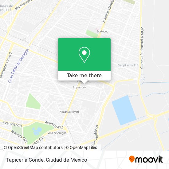 Tapiceria Conde map