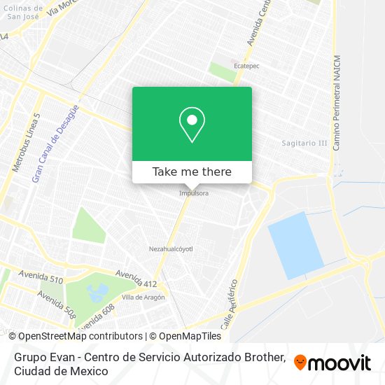 Grupo Evan - Centro de Servicio Autorizado Brother map