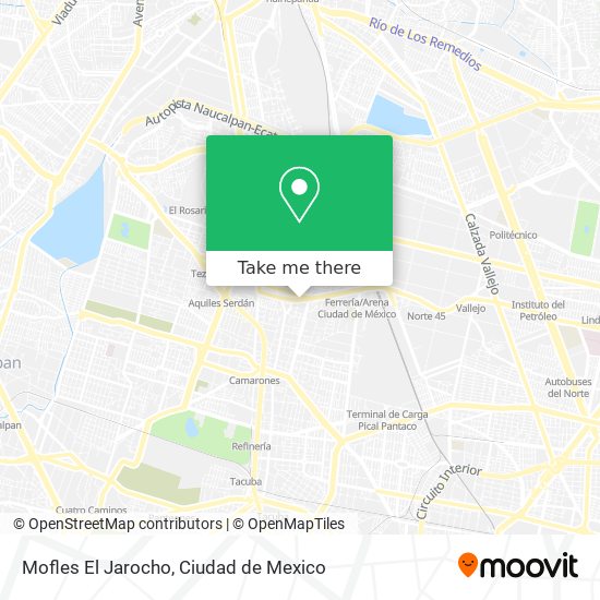 Mofles El Jarocho map