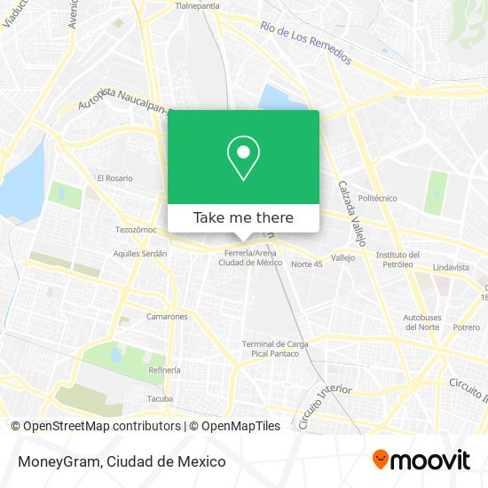 MoneyGram map