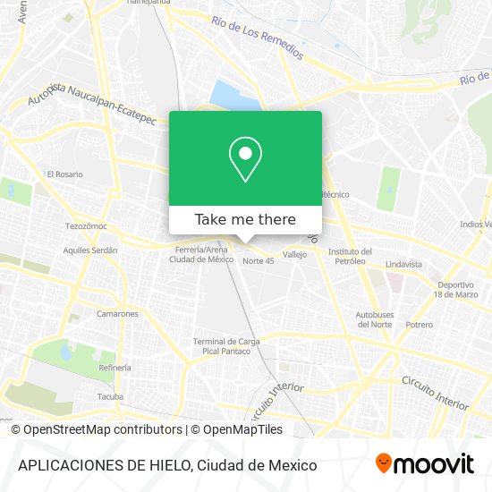 APLICACIONES DE HIELO map