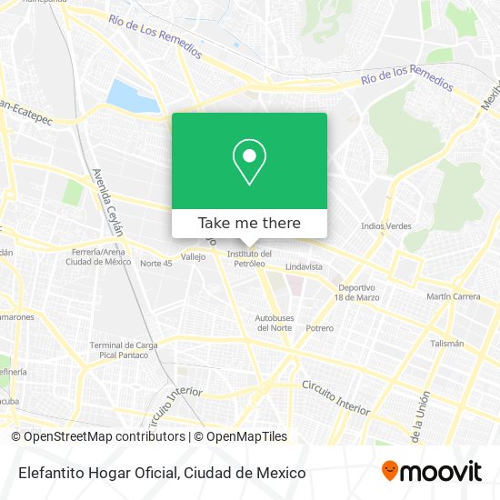 Mapa de Elefantito Hogar Oficial