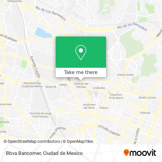 Bbva Bancomer map