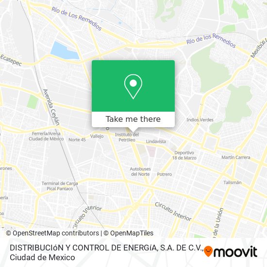 DISTRIBUCIóN Y CONTROL DE ENERGíA, S.A. DE C.V. map