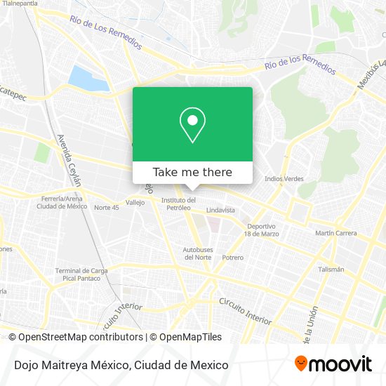 Dojo Maitreya México map