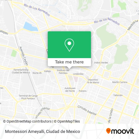 Mapa de Montessori Ameyalli