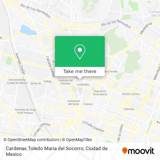 Cardenas Toledo Maria del Socorro map