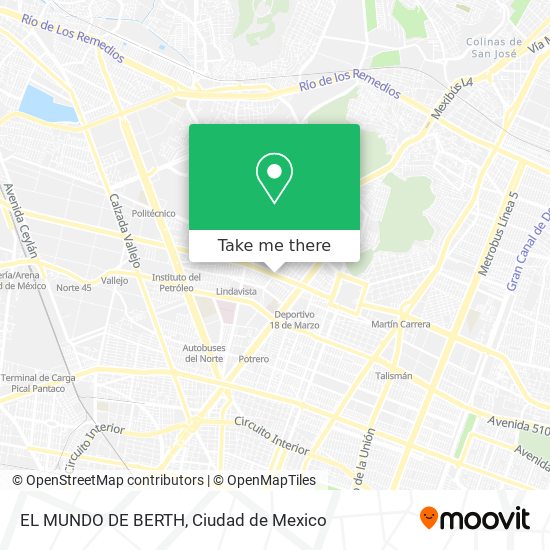 Mapa de EL MUNDO DE BERTH