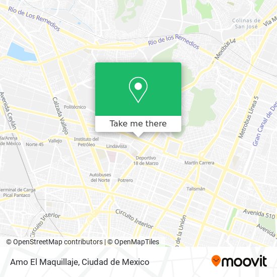 Amo El Maquillaje map