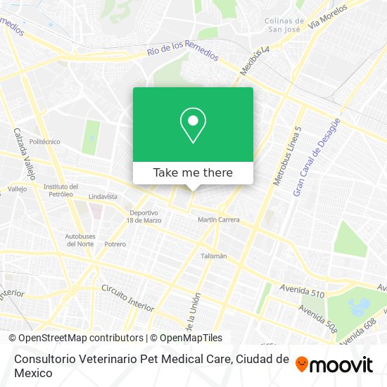 Consultorio Veterinario Pet Medical Care map