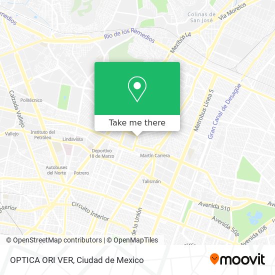 OPTICA ORI VER map