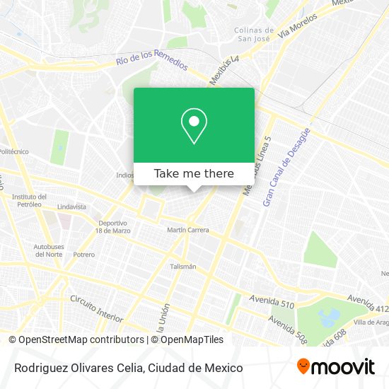 Rodriguez Olivares Celia map