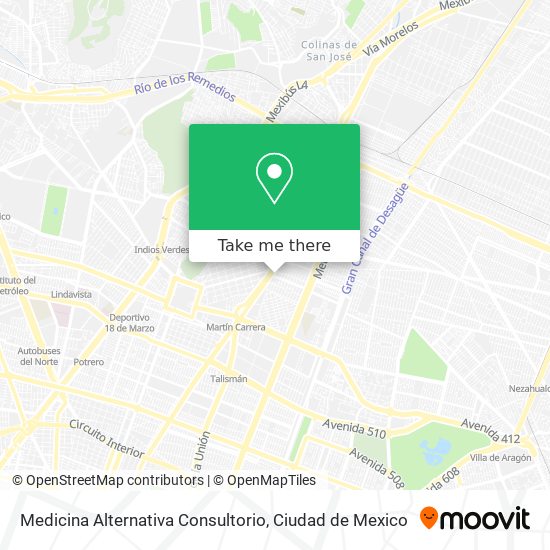 Medicina Alternativa Consultorio map