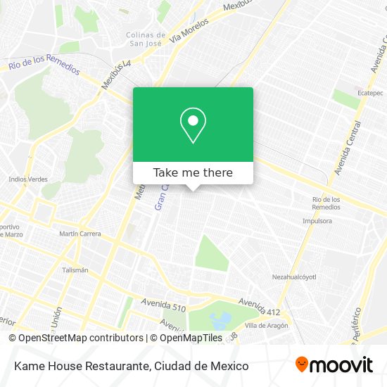 Kame House Restaurante map