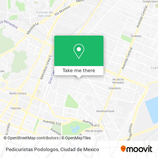 Mapa de Pedicuristas Podologos