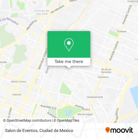 Salon de Eventos map