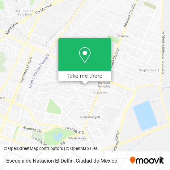 Escuela de Natacion El Delfin map