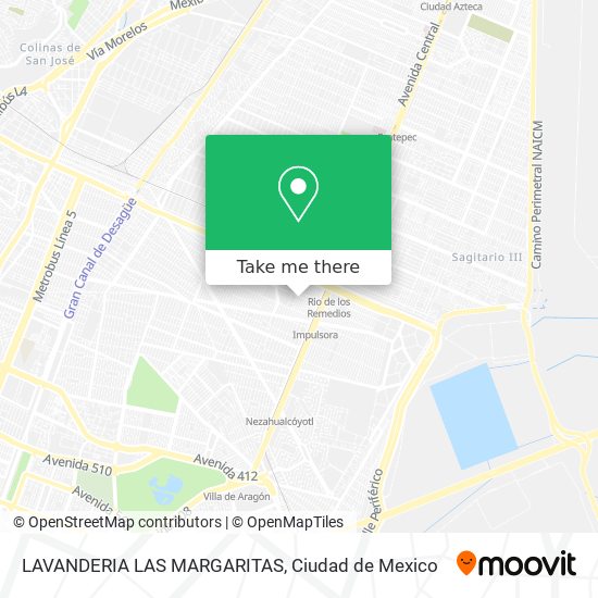 LAVANDERIA LAS MARGARITAS map