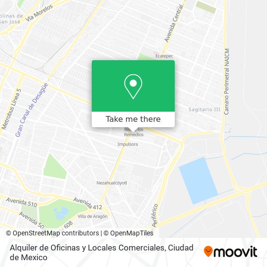 Mapa de Alquiler de Oficinas y Locales Comerciales