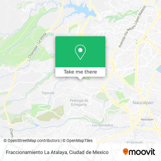 Fraccionamiento La Atalaya map
