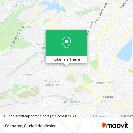 Mapa de Sanborns