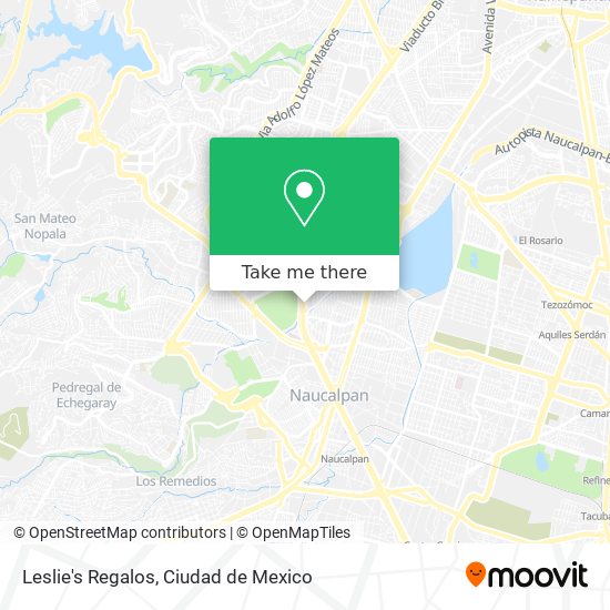 Mapa de Leslie's Regalos