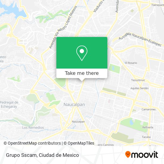 Grupo Sscam map